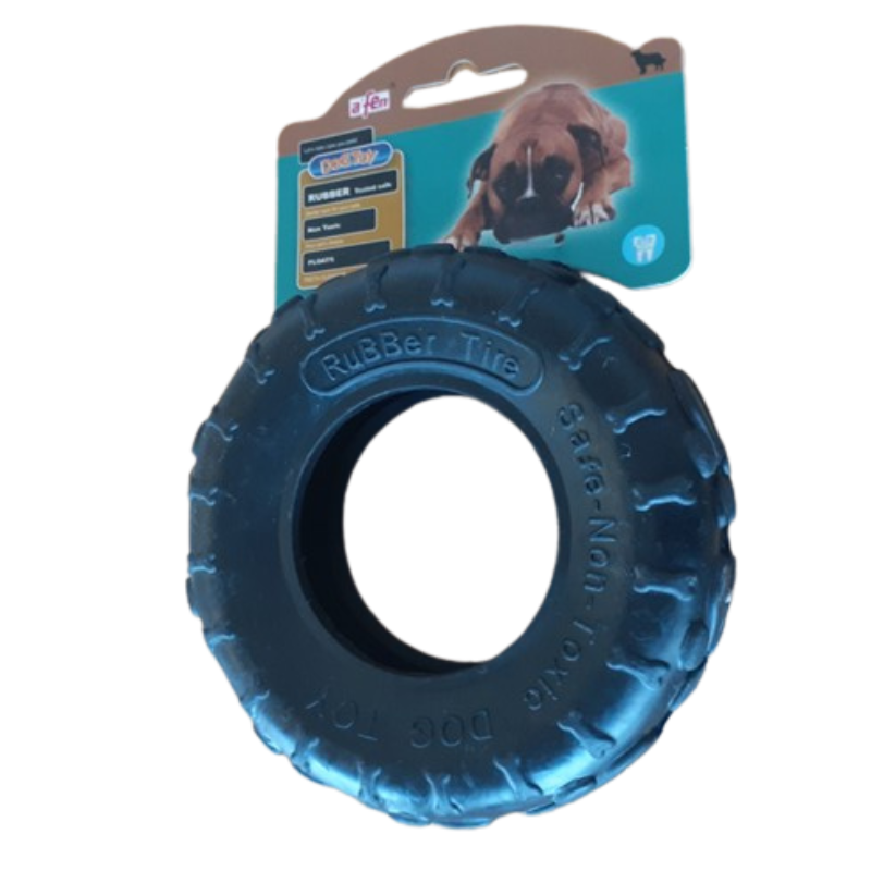 Rubber Tyre Dog Toys