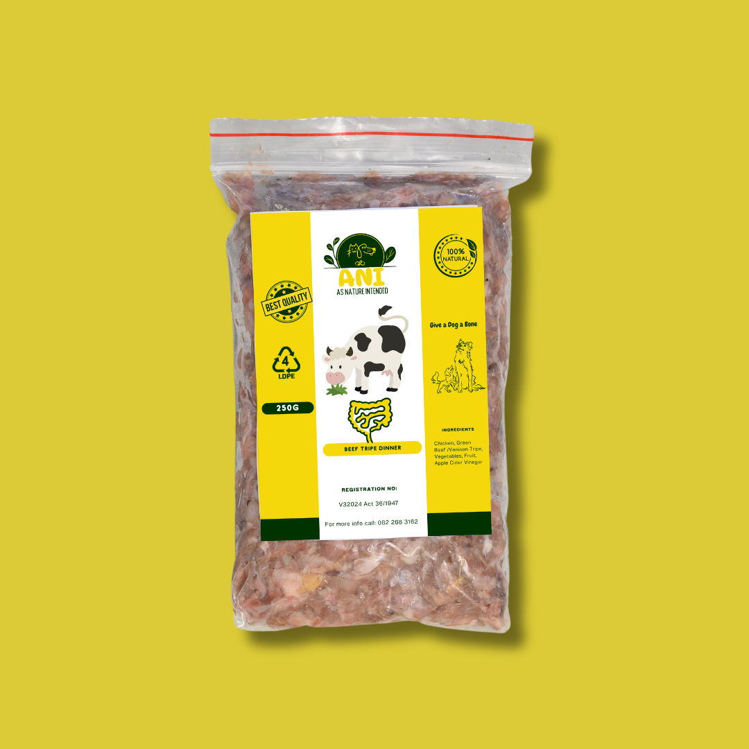 Beef Tripe Dinner 250G Dog Food