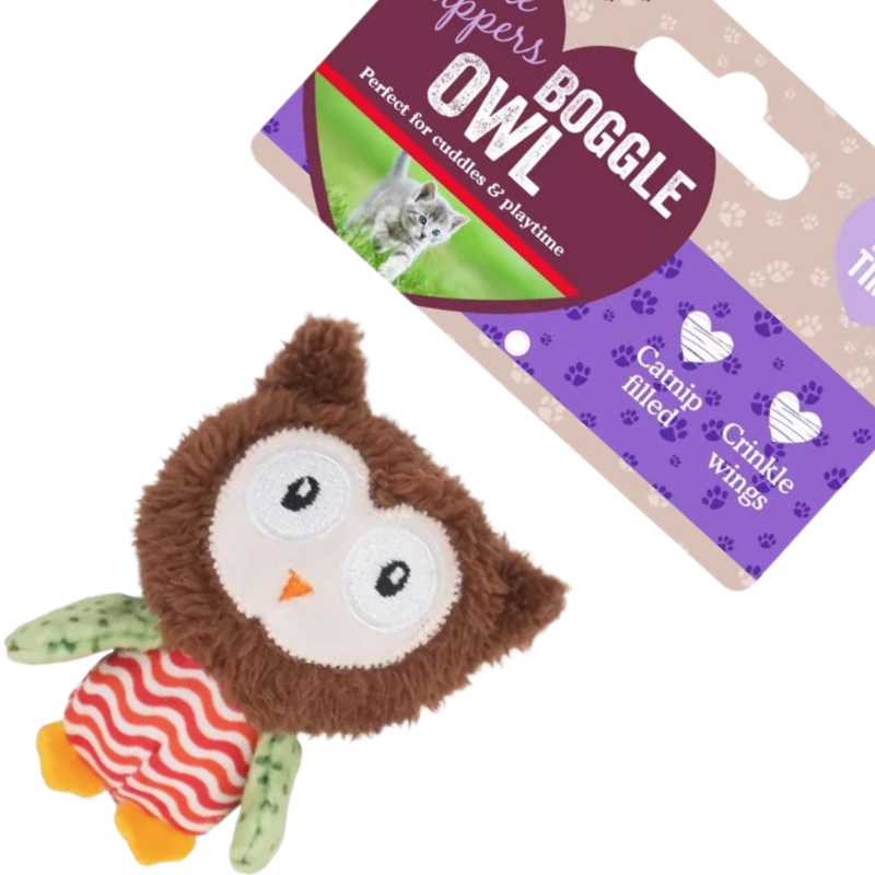 Catnip Toys Boggle Owl Accessories