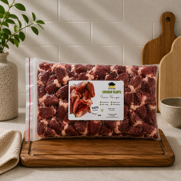 Free Range Chicken Hearts (whole or minced)