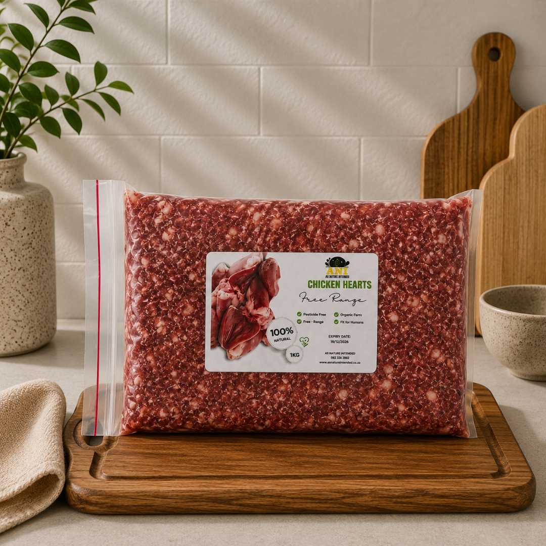 Free Range Chicken Hearts (whole or minced)