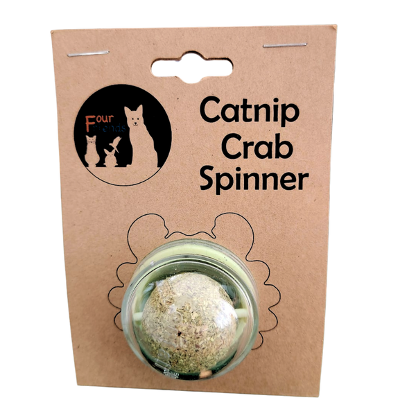 Natural Edible Catnip Toy – 360° Rotating Dental Enrichment for Cats