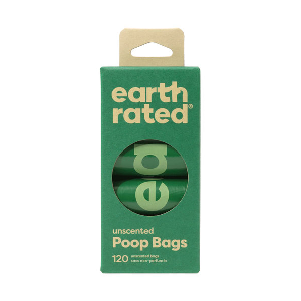 Biodegradable Unscented Dog Waste Bags – Box of 120 Refill Rolls