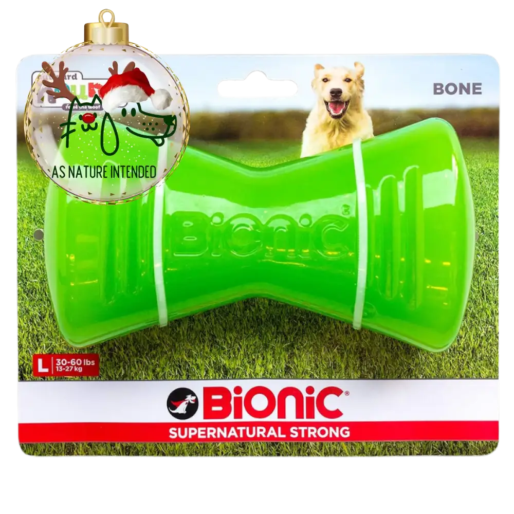 Bionic Bones Large Green Dog Toys