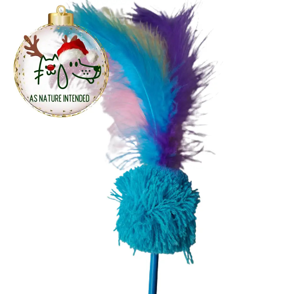 Cat Wand with Feathers