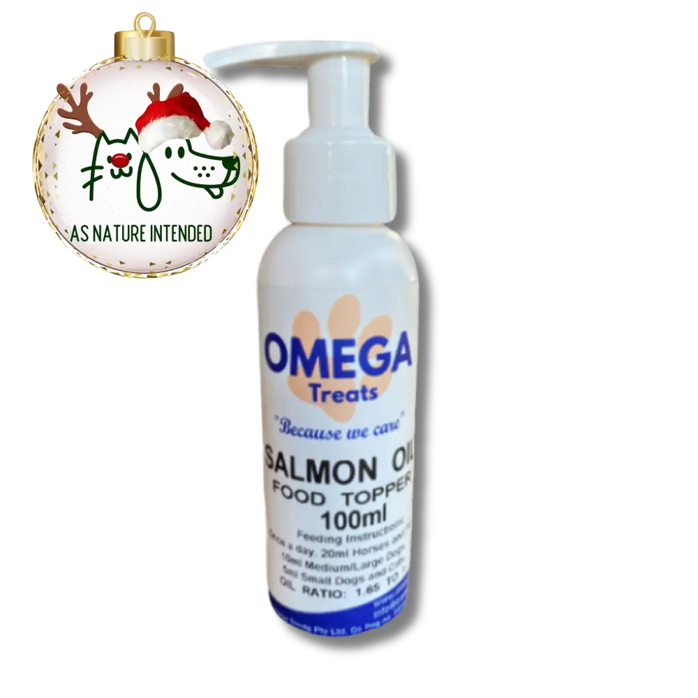 Omega Treats Salmon Oil Food Topper Supplements