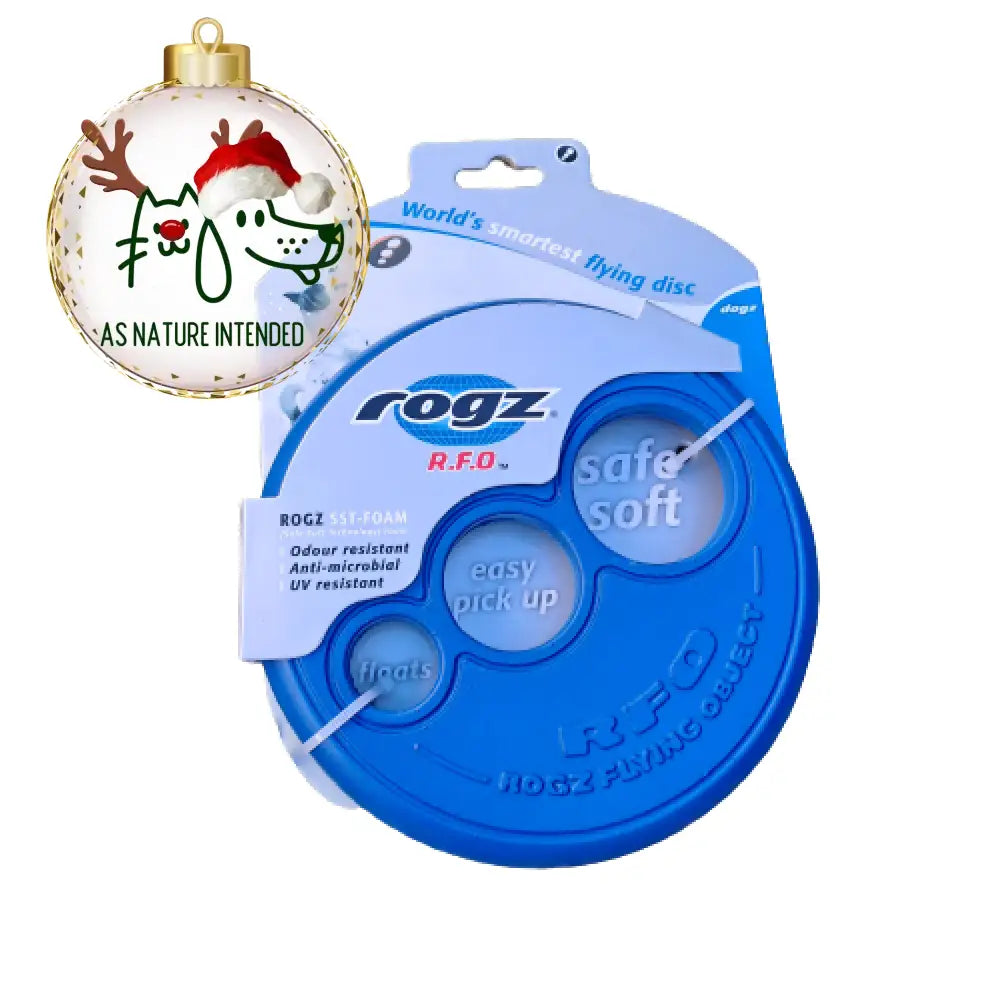 Rogz Flying Frisbee Blue Accessories