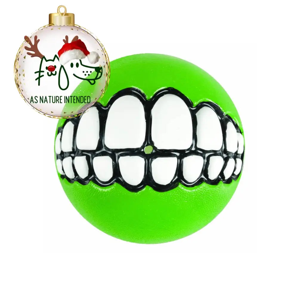 Rogz Grinz Fetch Treat Balls Lime / Medium Accessories