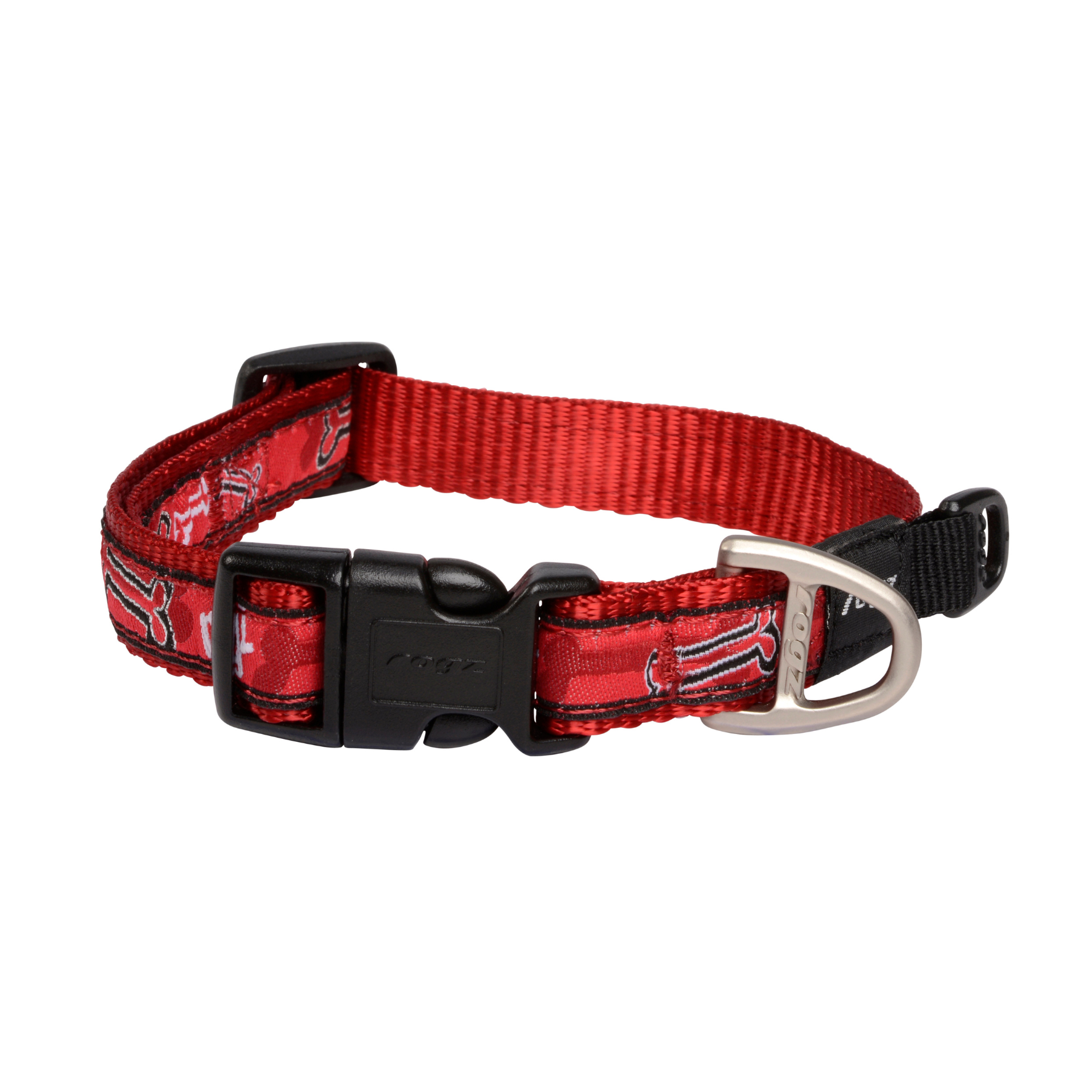 Rogz Collar - Red Bone