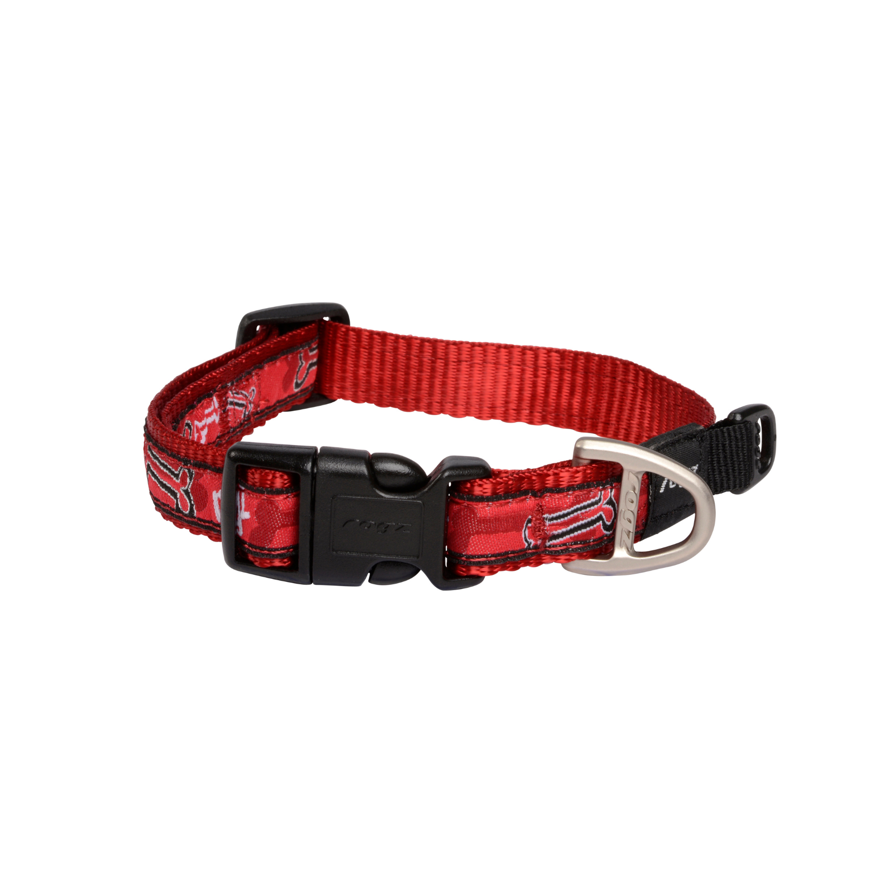 Rogz Collar - Red Bone