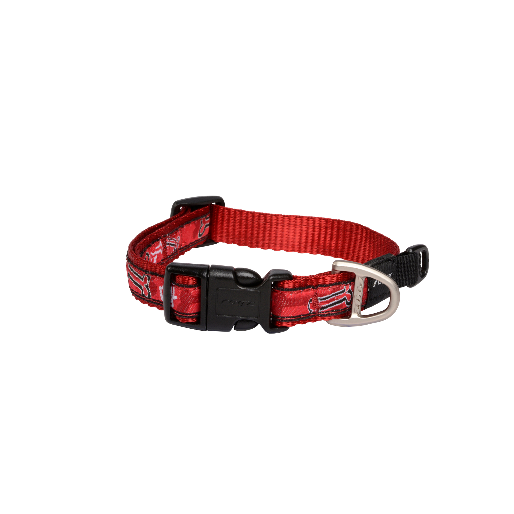 Rogz Collar - Red Bone