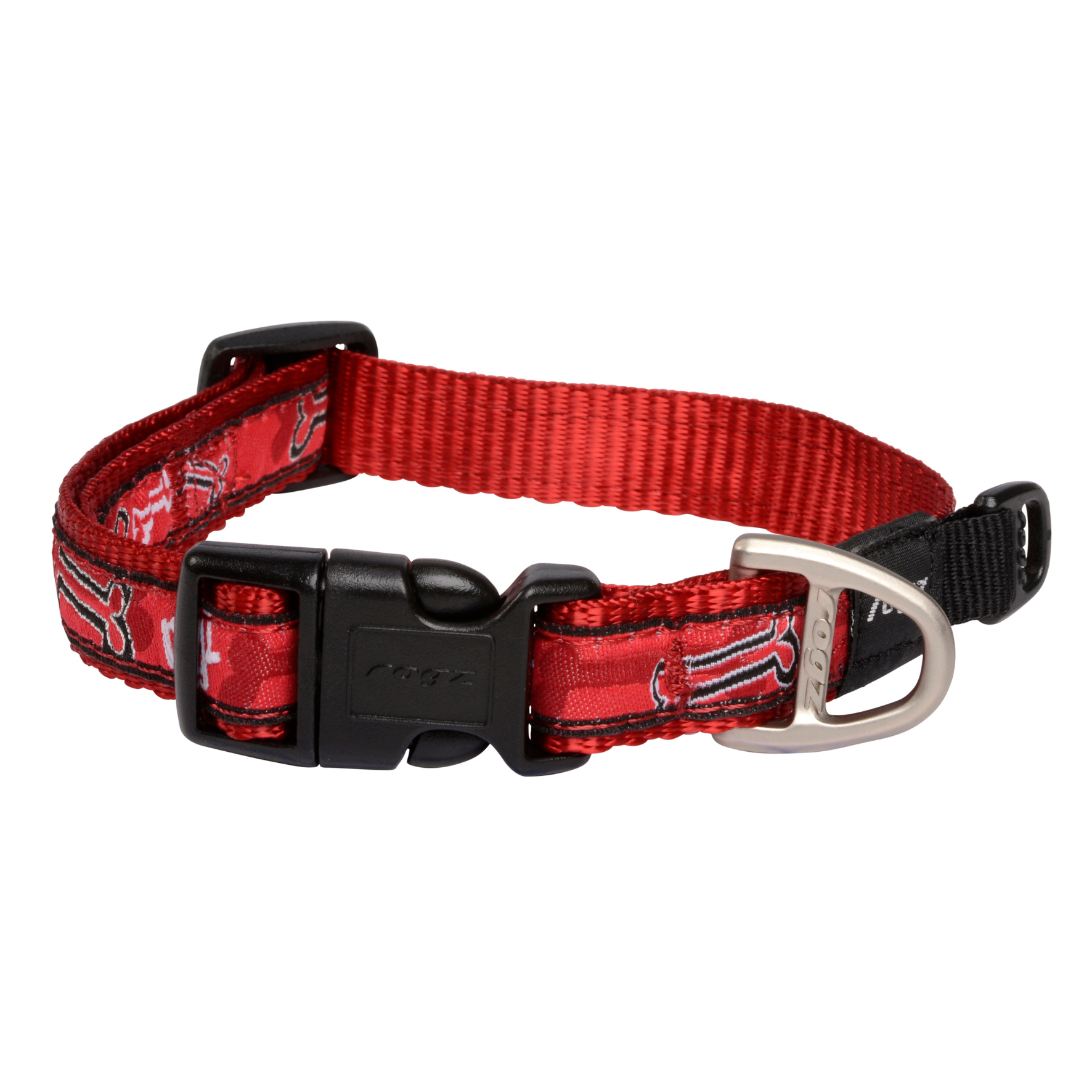 Rogz Collar - Red Bone