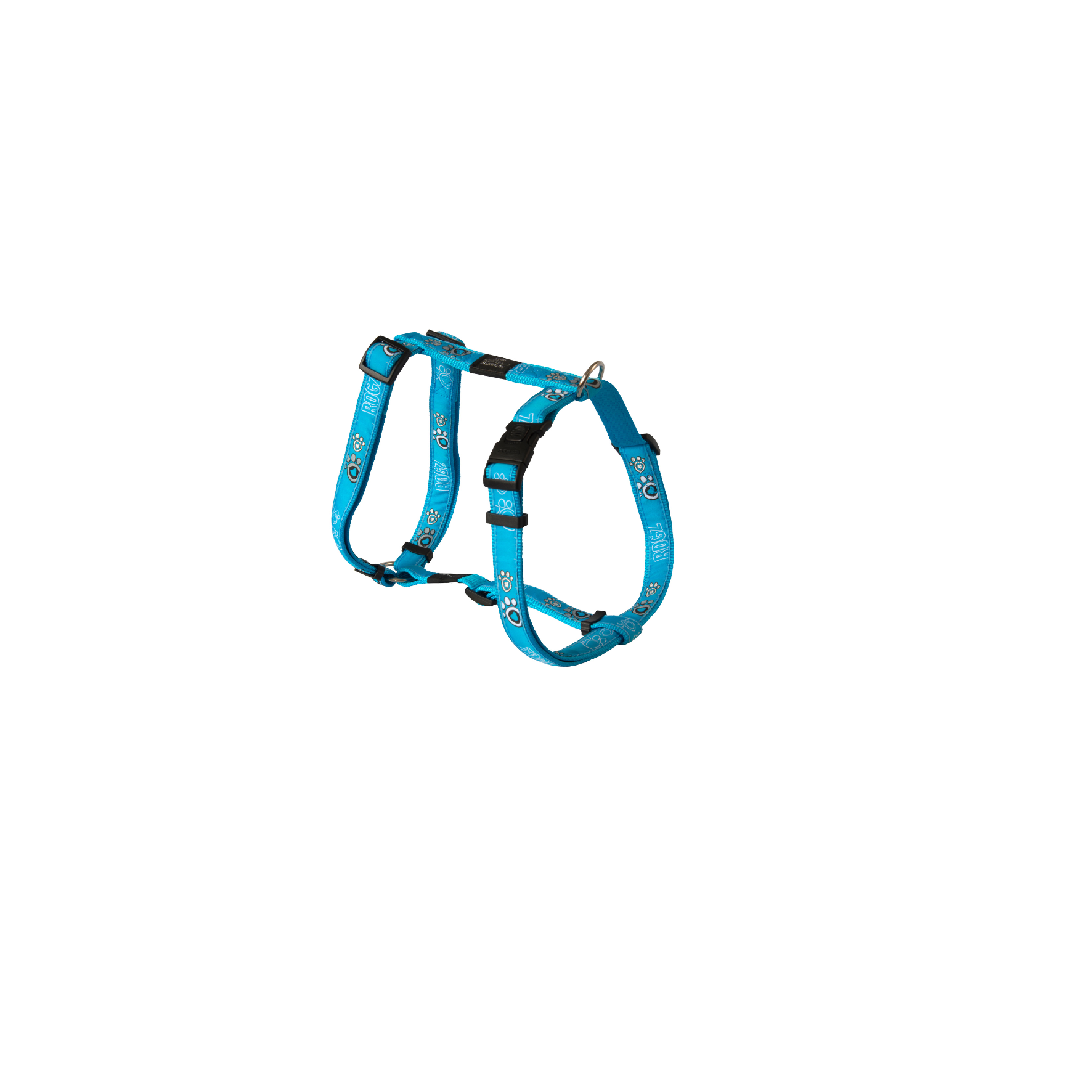 Rogz Harness - Turquoise Paw