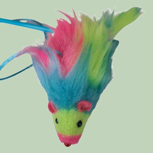 Rainbow Mouse Cat Toy